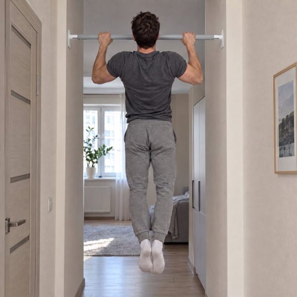 Hrazda na cvičenie medzi steny Gamma 70-130 cm – Obrázok 2