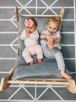 Drevená hojdačka s dekou Sweet – Obrázok 8