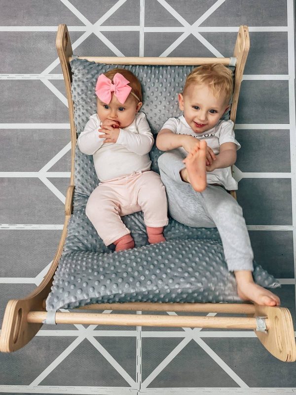 Drevená hojdačka s dekou Sweet – Obrázok 8