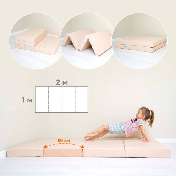 Gymnastický matrac 200x100x10cm 4-dielny Comet – Obrázok 6
