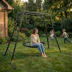 Záhradné ihrisko M-Bars Deluxe + bocianie hniezdo – Obrázok 5