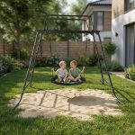Záhradné ihrisko M-Bars Deluxe + bocianie hniezdo – Obrázok 7