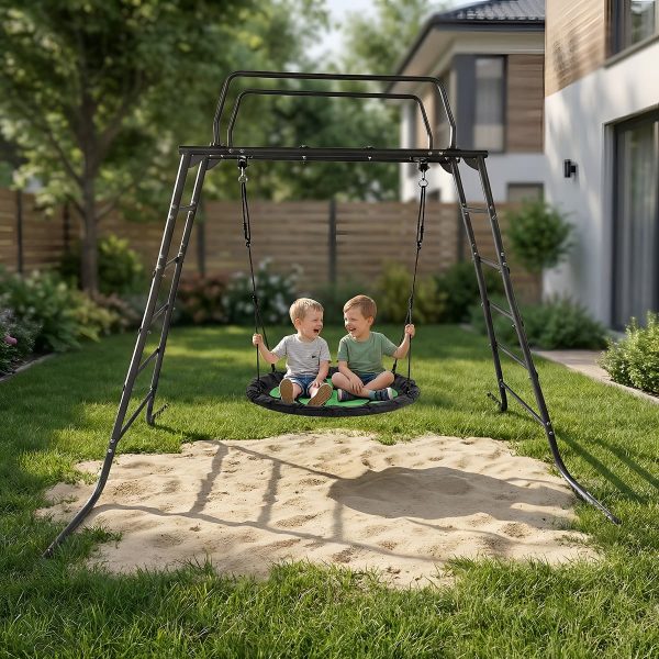 Záhradné ihrisko M-Bars Deluxe + bocianie hniezdo – Obrázok 7
