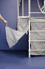 Rebrina na cvičenie s domčekom na hranie Indigo Pastel – Obrázok 7