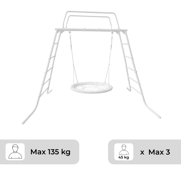 Záhradné ihrisko M-Bars Deluxe + bocianie hniezdo – Obrázok 17