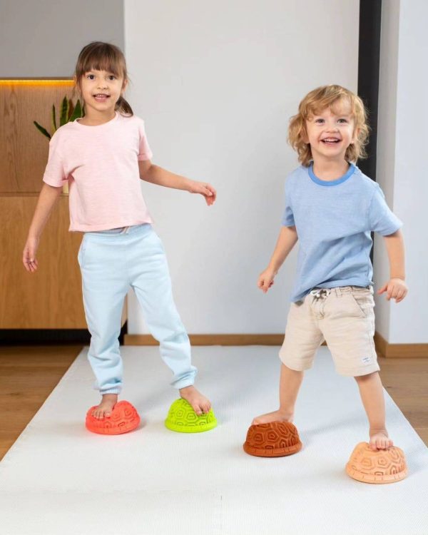 Senzorická masážna polguľa Korytnačka 16 cm – Obrázok 2