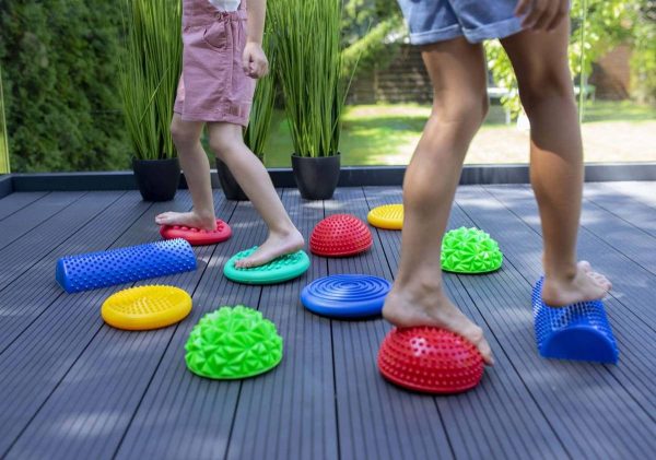 Senzorická masážna polguľa Diamant 16 cm – Obrázok 5