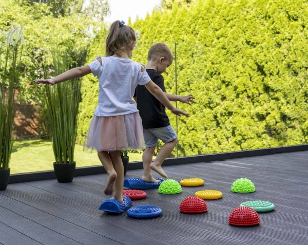 Senzorická masážna polguľa Diamant 16 cm – Obrázok 3