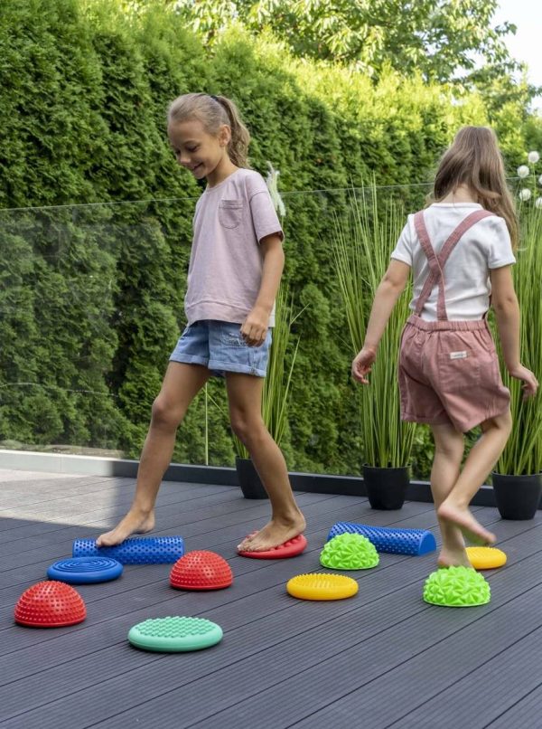 Senzorická masážna polguľa Diamant 16 cm – Obrázok 4