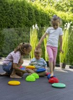Senzorická masážna polguľa Diamant 16 cm – Obrázok 2
