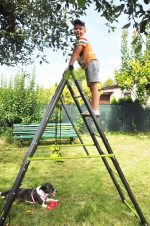 Dvojitá hojdačka s lezeckou sieťou Deluxe – Obrázok 4