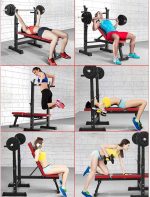 Posilňovacia lavica so stojanmi na činku X-Sport – Obrázok 6