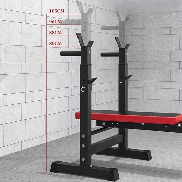Posilňovacia lavica so stojanmi na činku X-Sport – Obrázok 4
