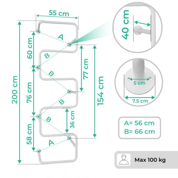 Monkey bars Zigzag Slim – Obrázok 10