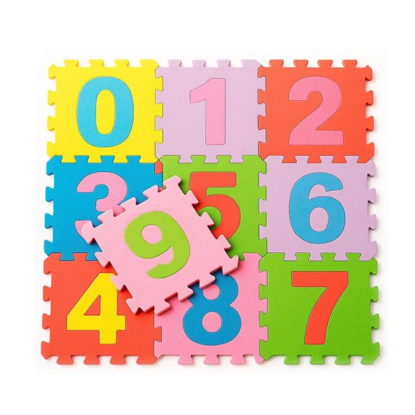 puzzle-mat-10-pcs.-32x32cm-Numbers1 Podložka puzzle 30 × 30 cm – Obrázok 1
