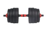Bitúmenové hantle regulovateľné 20kg + Sztanga – Obrázok 5