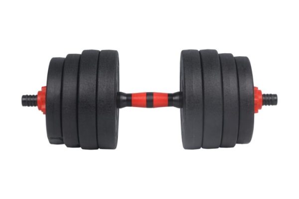 Bitúmenové hantle regulovateľné 20kg + Sztanga – Obrázok 5