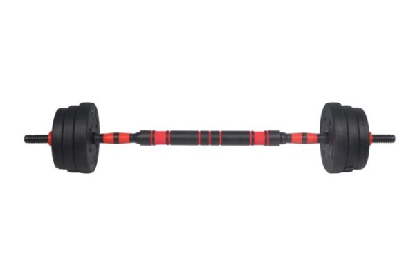 Bitúmenové hantle regulovateľné 20kg + Sztanga – Obrázok 6