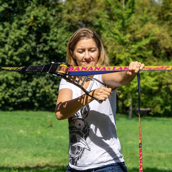 Slackline set Bananalama 25m + chránič – Obrázok 2