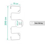 Monkey bars Zigzag Slim – Obrázok 10