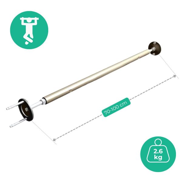 Hrazda na cvičenie medzi steny 70-100cm – Obrázok 13