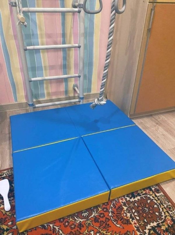 Gymnastický matrac 100x100x10cm 4-dielny Comet – Obrázok 12