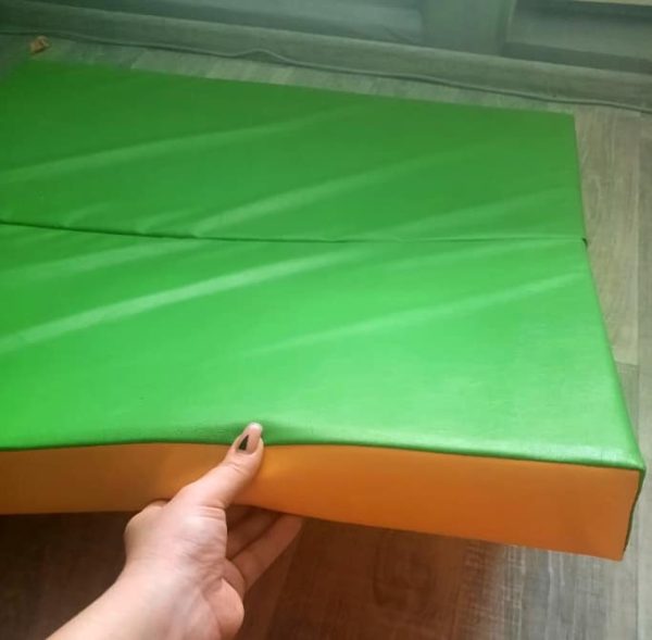 Gymnastický matrac 100x100x10cm 2-dielny Comet – Obrázok 21