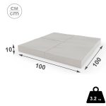 Gymnastický matrac 100x100x10cm 4-dielny Comet – Obrázok 5