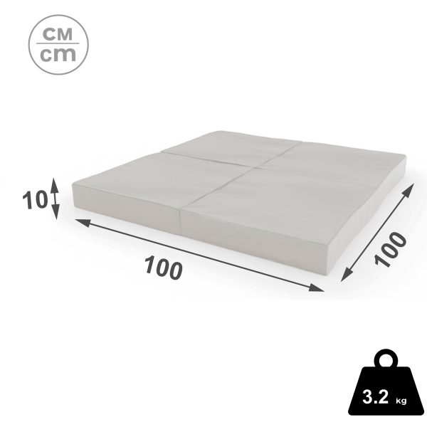 Gymnastický matrac 100x100x10cm 4-dielny Comet – Obrázok 5