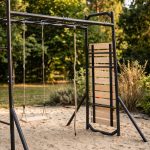 Záhradná posilňovňa detské ihrisko Monkey bar Sedadlo – Obrázok 4