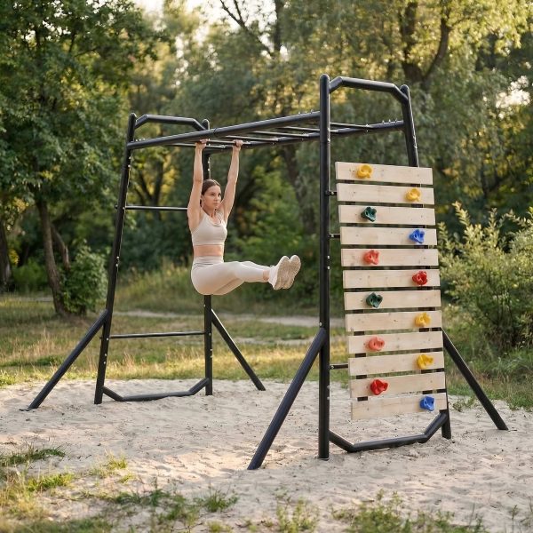 Záhradná posilňovňa ihrisko Monkey bar Hamak – Obrázok 4