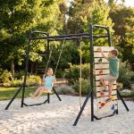 Záhradná posilňovňa detské ihrisko Monkey bar Sedadlo – Obrázok 5