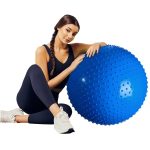 Rehabilitačná lopta s výstupkami 65 cm – Obrázok 11