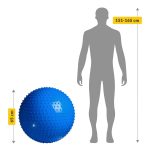 Rehabilitačná lopta s výstupkami 65 cm – Obrázok 8