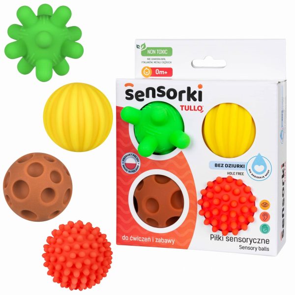 Senzorické loptičky 4 ks – Obrázok 7
