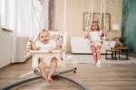 Hojdačka pre bábätko Junior Pastel – Obrázok 8