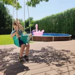 Hojdačka pre bábätko Junior Boho – Obrázok 2