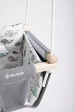 Hojdačka pre bábätko Junior Grey – Obrázok 4