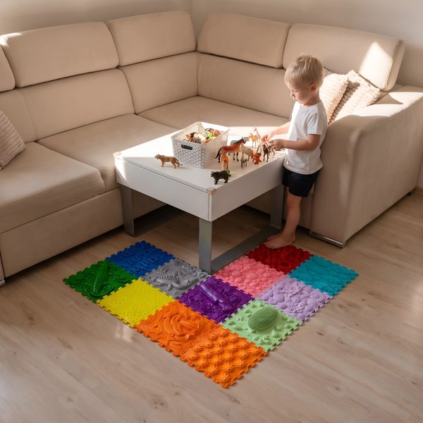 Senzorická podložka Wonderwold 36 ks 25x25 cm – Obrázok 5