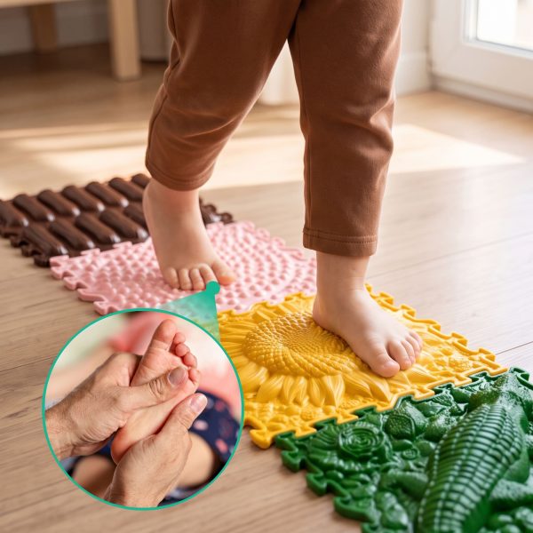 Senzorická podložka Wonderwold 36 ks 25x25 cm – Obrázok 3