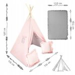 Bavlnený stan tipi Barbie – Obrázok 6
