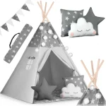 Bavlnený stan tipi – Hviezdičky – Obrázok 4
