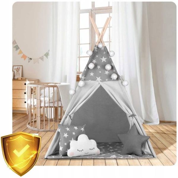 Bavlnený stan tipi – Hviezdičky – Obrázok 3