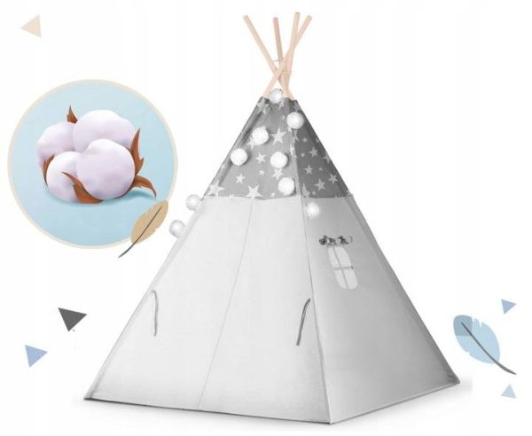 Bavlnený stan tipi – Hviezdičky – Obrázok 14