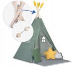 Bavlnený stan tipi Green – Obrázok 6