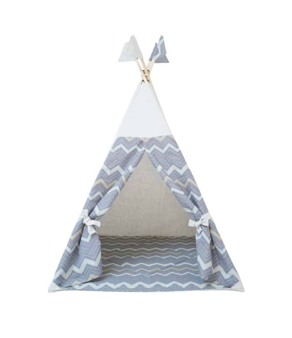 namiot_tipi_kolorowy_dla_dzieci.jpg Farebný ľanový Tipi stan – Obrázok 1