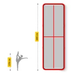 Akrobatická dráha Air Mat 600 × 200 × 20 cm – Obrázok 8